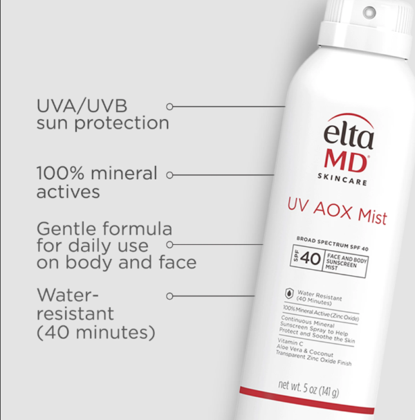 EltaMD UV AOX Mist Broad-Spectrum SPF 40 - Image 2